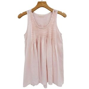 CP Shades LIKE NEW Linen Pia Tank Top in Pale Pink Size S
